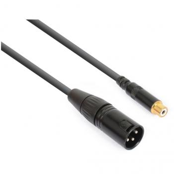 Power Dynamics Cable Convertidor XLR Macho a RCA Hembra 0,15m 177003