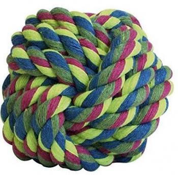 Pelota de Cuerda para Perros Gloria - Tamaño 6-7 cm - Cuida la Salud Dental de tu Perro - Pelota Resistente - Muy Duradera - Juguetes para Perros - Juguetes de Cuerda - Color Variado