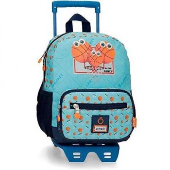 Enso Basket Family Mochila Preescolar con Carro Multicolor 23x28x10 cms Poliéster 6.44L