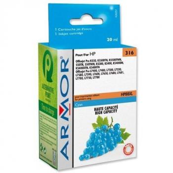 Armor K20257 - Cartucho Tinta, Color Cian