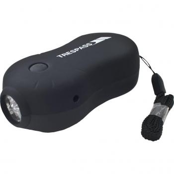 Trespass Ion X Wind-Up - Linterna, color negro