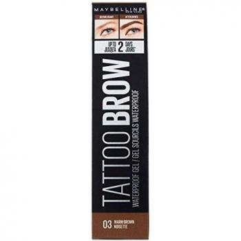 Maybelline New York, Tinte de Cejas Waterproof, Tattoo Brow, Warm Brown