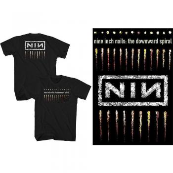 Nine Inch Nails Downward Spiral Black T-Shirt for Men - Sizes S to XXL