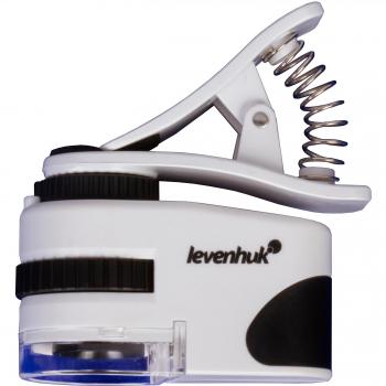 Microscopio de bolsillo Levenhuk Zeno Cash ZC7 con lupa y luz LED