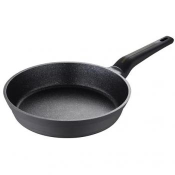Sartén San Ignacio SG-6370, 20 cm, Aluminio, Con mango, Apta para inducción, Negro