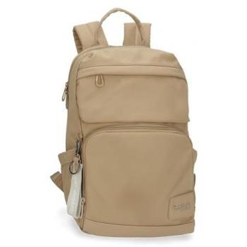 Mochila porta ordenador y tablet Reebok Cherry Beige 25x36x10 cms Poliéster 9L