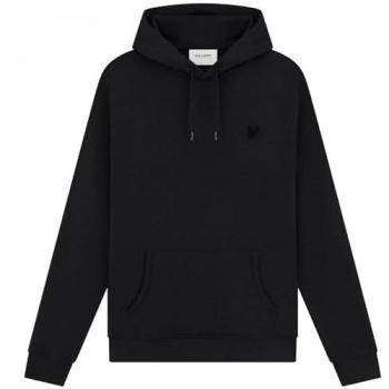 Lyle & Scott Men's Tonal Eagle Pullover Hoodie - Black - Size Small