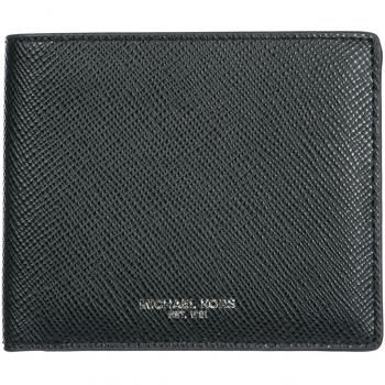 BLACK LEATHER HARRISON WALLET
