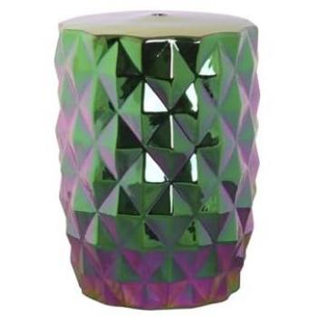 Mesa Auxiliar Multicolor Home ESPRIT de Porcelana 33 x 33 x 45 cm