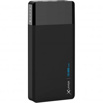 Batería Externa Inalámbrica de Ión de Litio 10000 mAh Negra