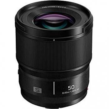 Panasonic Lumix S S-S50E - Objetivo 50 mm, F1.8, Distancia Focal Fija, Tamaño del Filtro 67 mm, Resistente al Polvo, Salpicaduras y Congelación, Negro