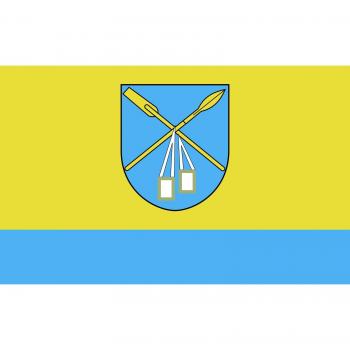 POL gmina Moszczenica gorlicki | Moszczenica Commune | Gminy Moszczenica w powiecie gorlickim Bandera | bandera paisaje | 0.06qm | 20x30cm para Diplomat-Flags Banderas de Coche