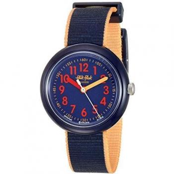 Flik Flak Reloj Analógico para Nios de Cuarzo con Correa en Tela ZFPNP043