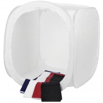 Walimex 12481, 750 x 750 x 750 mm, 1300 g, Negro, Azul, Rojo, Blanco