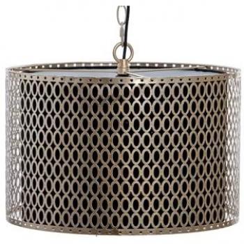 Lámpara de Techo Metal Negra Adda Home 41x41x142 cm - Iluminación y Decoración Interior