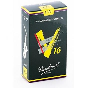 Vandoren V16 Alto Saxophone Reeds 1.5 Standard