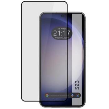 Protector Cristal Templado Completo 5D Full Glue Negro para Samsung Galaxy S23 5G Vidrio