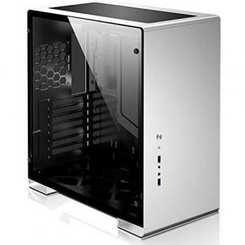 Carcasa de Ordenador Jonsbo U5 Silver con Cristal Templado y Soporte para Tarjeta de Video