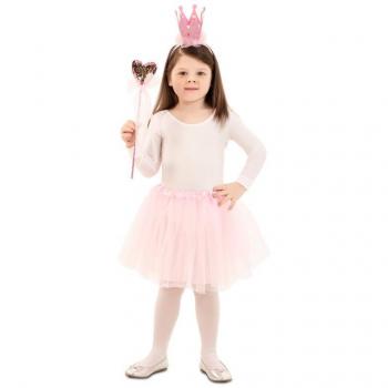 Kit de Princesa Infantil: Tutú, Varita y Diadema