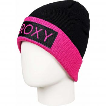 Roxy Valley - Gorro con Dobladillo para Mujer Gorro, Mujer, True Black, One Size