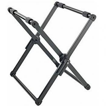 König & Meyer 13335 Black Marching Drum Stand with Adjustable Height and Stability Features