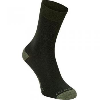 Craghoppers Viajes Nlife SGL Calcetines, Parque/Drygrs, 9-12 para Hombre