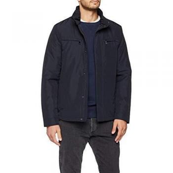 Geox M Vincit, Abrigo para Hombre, Azul