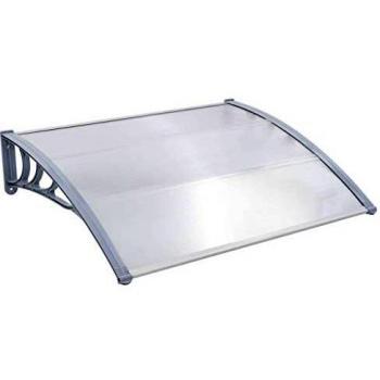 vidaXL Marquesina para Puerta de PC Toldos Persianas Casa Jardín Hogar Terraza Patio Parasoles Balcón Sombreado Sombrilla Exterior 150x100 cm