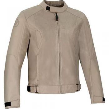 BERING Chaqueta moto RIKO Beige, Beige, L