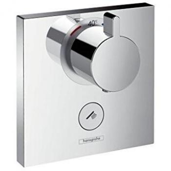 Hansgrohe 15761000 ShowerSelect termostato de gran caudal empotrado, cromo, 2 salidas