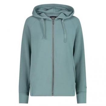 CMP Women's Hooded Sweat Jacket - Light Blue - Size 38