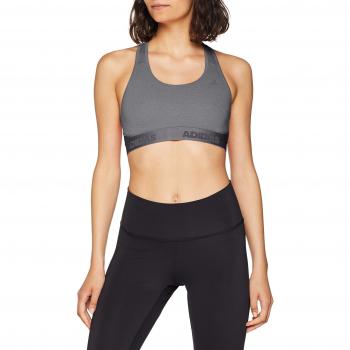 Adidas Drst Ask SPR H Sujetador Deportivo, Mujer, Gris