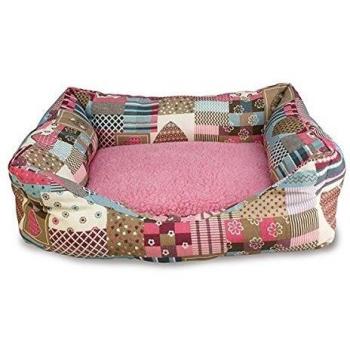 Arquivet Cama Cuadrada Corazones Y Rayas 60X55X18Cm, Un tamaño