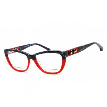 La Matta LMV3189 04-09 Armazones para Mujer Rojas con Lentes Recetadas