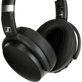 Auriculares Sennheiser HD 450BT con cancelación de ruido, Bluetooth y micrófono - Negro (30 horas de batería)