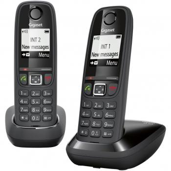 Gigaset Siemens AS405 Duo - Juego de teléfonos fijos inalámbricos