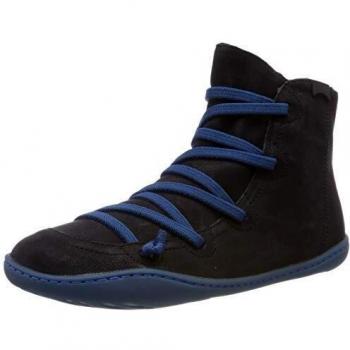CAMPER Peu Suede Black Ankle Boots for Women - Size 35/5