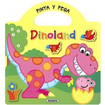 Pinta y pega - Dinoland 4