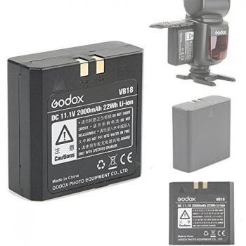 Fomito Godox VB18 DC 11,1 V 2000 mAh 22 wh Li-ion recargable para Godox Ving v860iis v860iin v860iic v850ii V860 C V860 N V850 Speedlite Flash