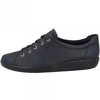 ECCO Women's Soft 2 Lace Casual Sneakers - Black - Size 7