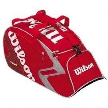 Wilson Tour Court Raquetero, Unisex, Rojo, Talla Única