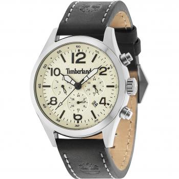 Timberland Mens Multi dial Quartz Watch with Leather Strap 15249JS/07