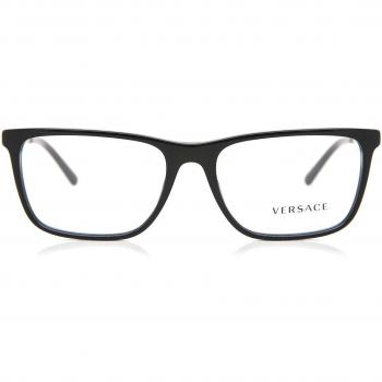Versace VE3301 GB1 Gafas Recetadas para Hombre Negras con armazón negro