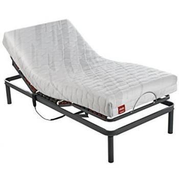 Pack colchón articulado Confortcel perfilado + Cama somier eléctrico 5 planos Pikolin - 90x200 cm