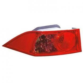 Piloto trasero Van Wezel 2573931 para Honda Accord 2006-2008, luz trasera izquierda sin parte eléctrica