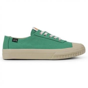 CAMPER Camaleon Sneakers for Men in Green, Size 42 with Cotton Fabric