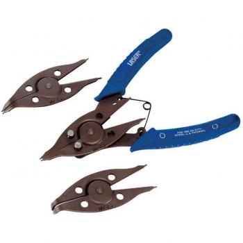 Laser Tools 0684 Circlip Pliers Set with Chrome Molybdenum Double End Interchangeable Heads