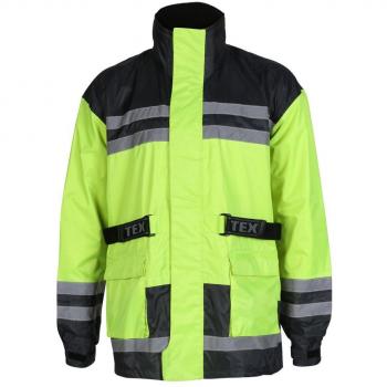 Texpeed Hi-Vis Elasticated Waterproof Over Jacket