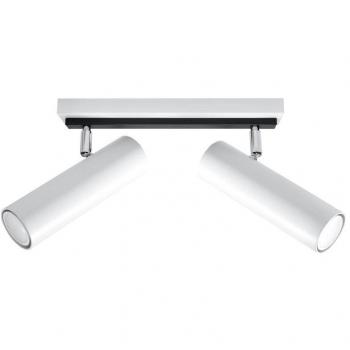 Aplique de techo DIREZIONE 2 luces GU10 en acero color blanco