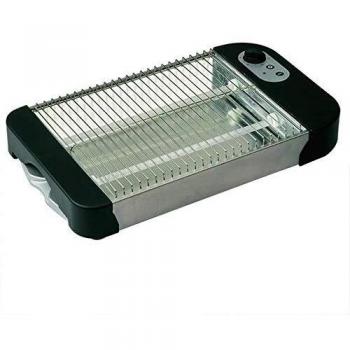 Tostadora Comelec TP7012, 600W, Negro/Inoxidable